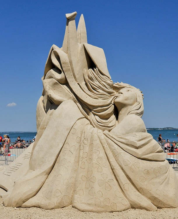 Фестиваль песчаных скульптур в Ревере (Revere)